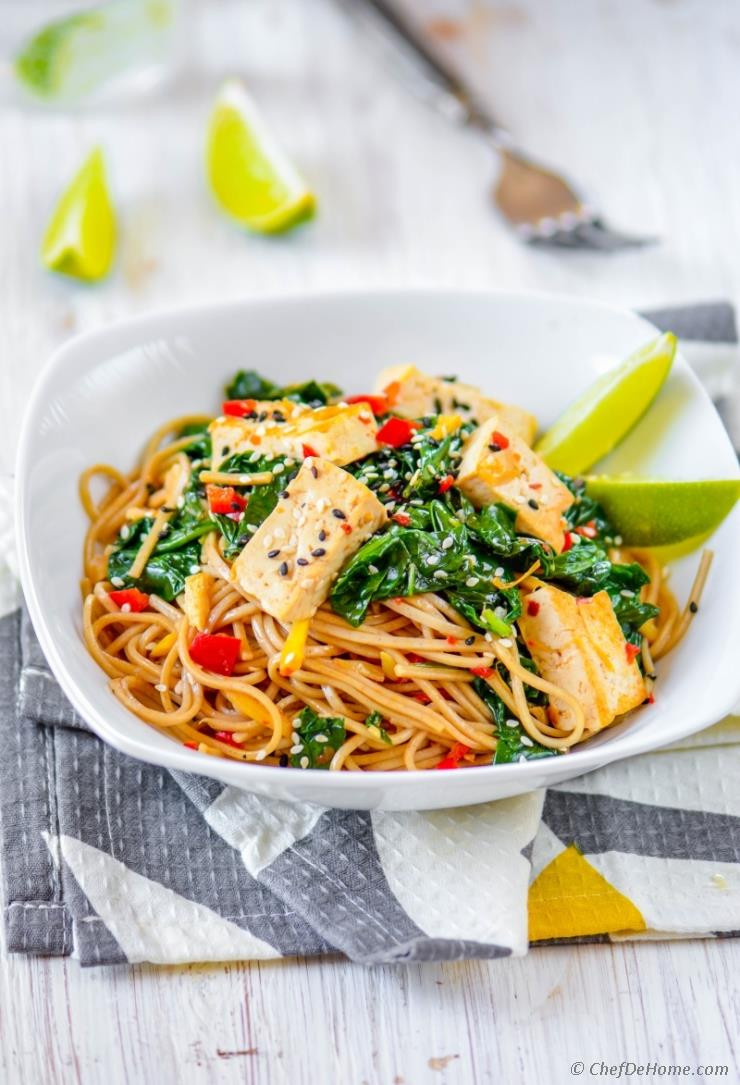 Are Soba Noodles Healthy
 Buckwheat Soba Noodles with Coconut Lime Tofu Recipe