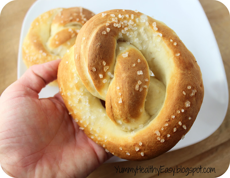 Are Soft Pretzels Healthy
 Easy Homemade Soft Pretzels Yummy Healthy Easy
