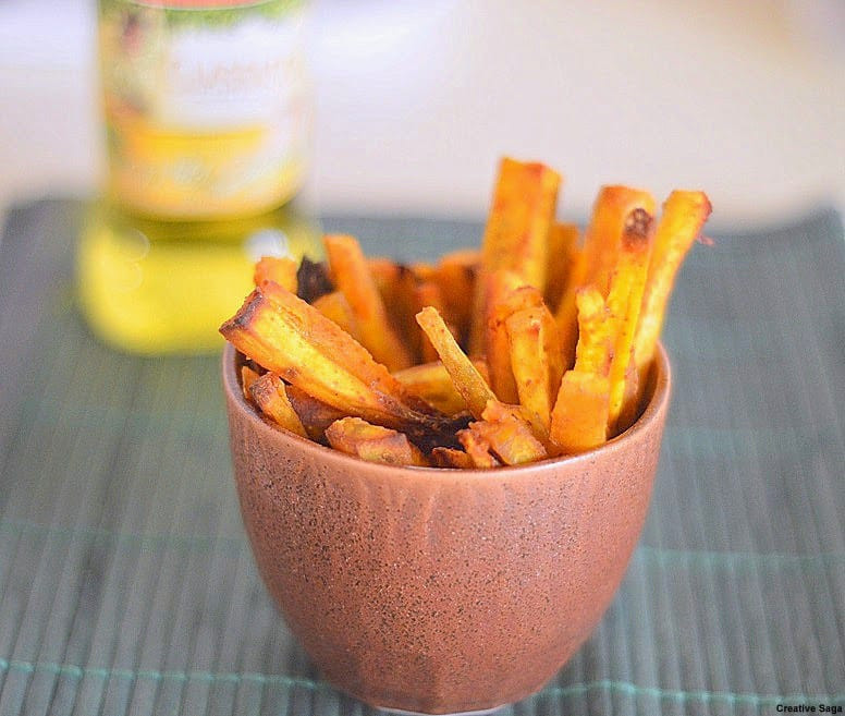 Are Sweet Potato Fries Healthy
 Baked sweet potato fries healthy snack for kids Recipe