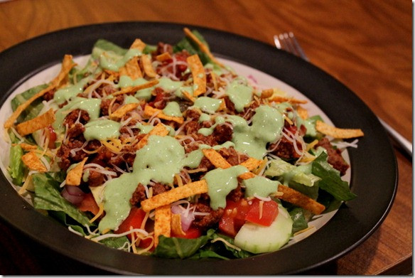 Are Taco Salads Healthy
 Cilantro Lime Dressing for Taco Salads