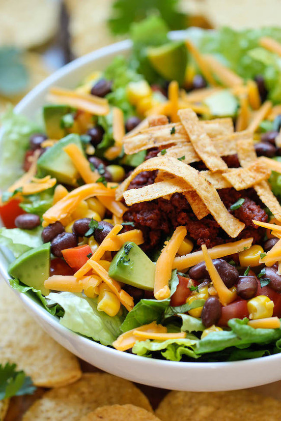 Are Taco Salads Healthy
 Healthy Recipe Taco Salad Damn Delicious