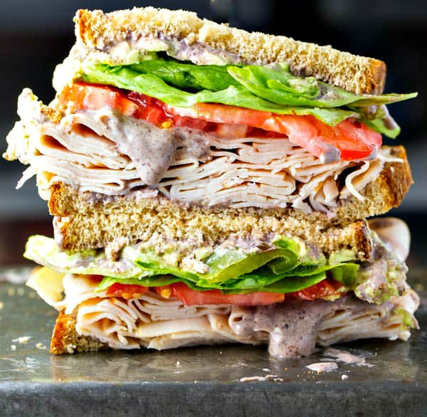 Are Turkey Sandwiches Healthy
 Healthy Turkey Sandwich Recipe with Black Bean Spread