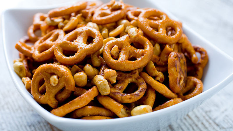 Are Unsalted Pretzels Healthy
 Sweet and Spicy Pretzel Mix Recipe Tablespoon