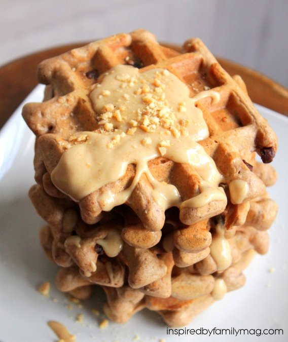 Are Waffles Healthy
 Healthy Chocolate Belgian Waffles with Peanut Butter Sauce