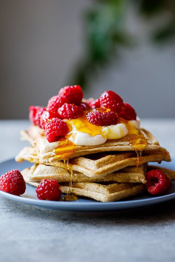 Are Waffles Healthy
 Easy healthy banana oat waffles Simply Delicious