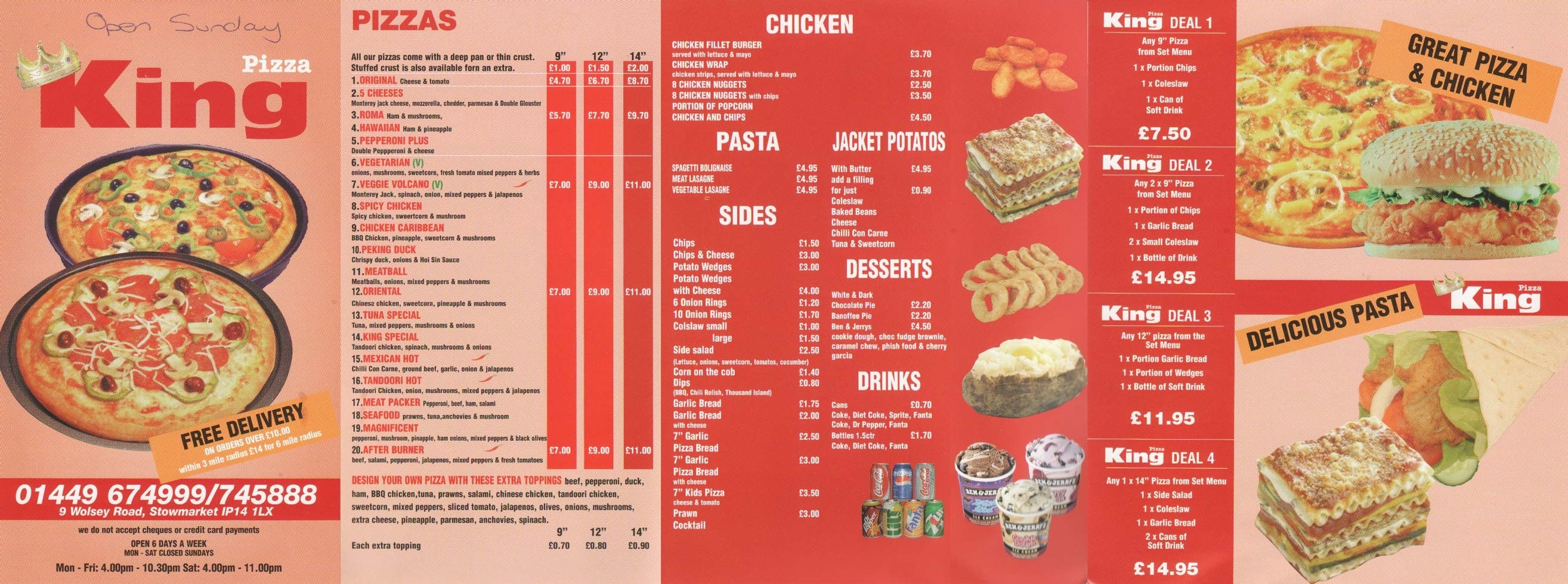 Are Wendy'S Salads Healthy
 Kings Pizza Menu