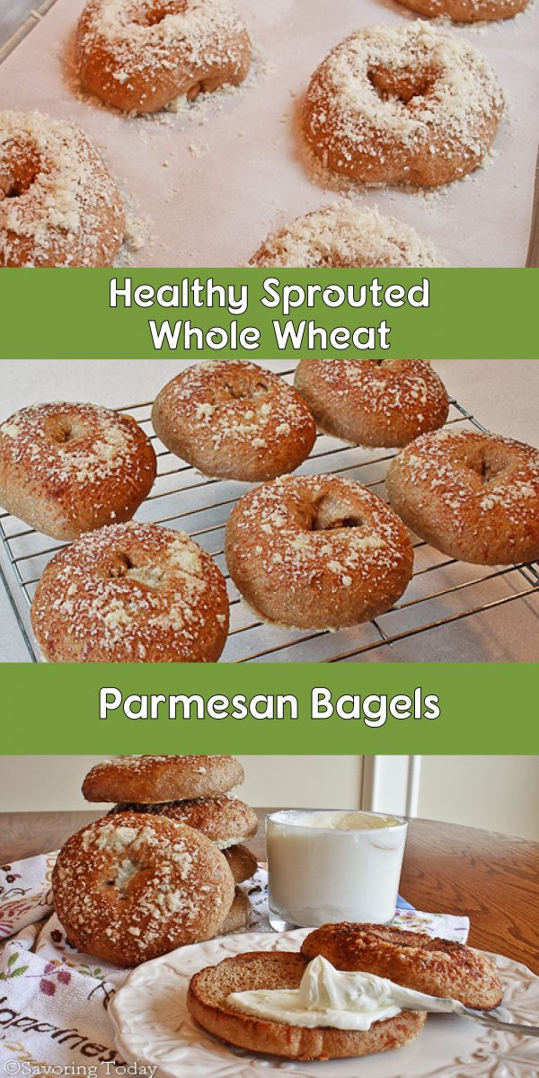 Are Whole Wheat Bagels Healthy
 Parmesan Sprouted Wheat Bagels Recipe