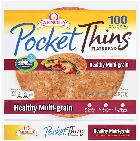 Arnold Healthy Multigrain Bread
 Arnold Oroweat Brownberry Pocket Thins Healthy Multi Grain