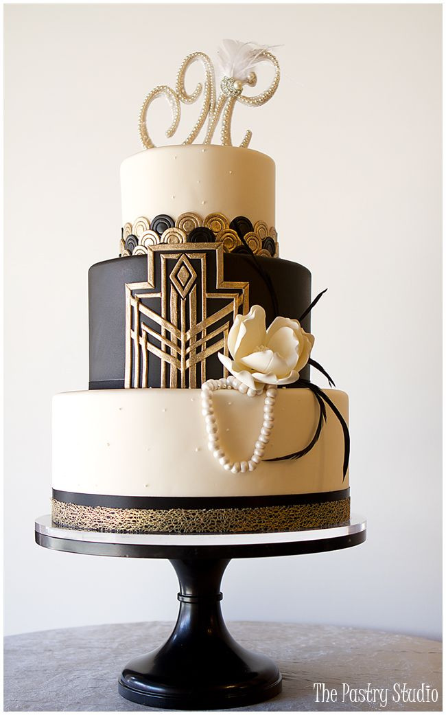 Art Deco Wedding Cakes
 20 Deliciously Decadent Art Deco Wedding Cakes Chic