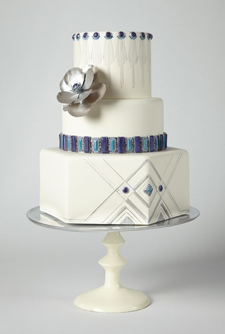 Art Deco Wedding Cakes
 Art Deco Wedding Cake Ideas