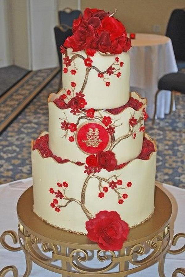Asian Wedding Cakes
 Traditional chinese wedding cakes idea in 2017
