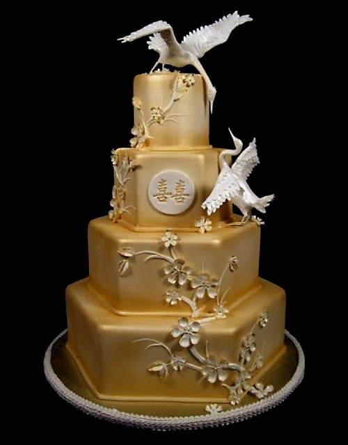 Asian Wedding Cakes
 Exotic Asian Wedding Cakes