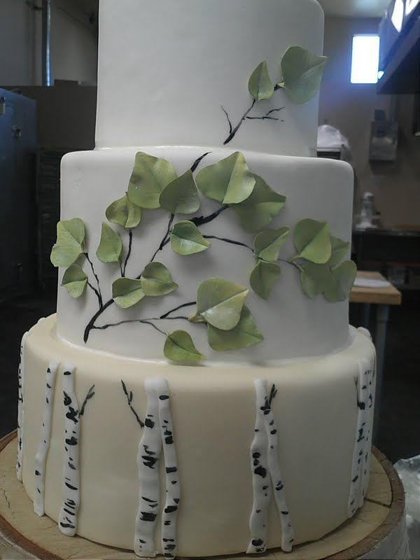 Aspen Tree Wedding Cakes
 Aspen Tree Cake Montana Wedding