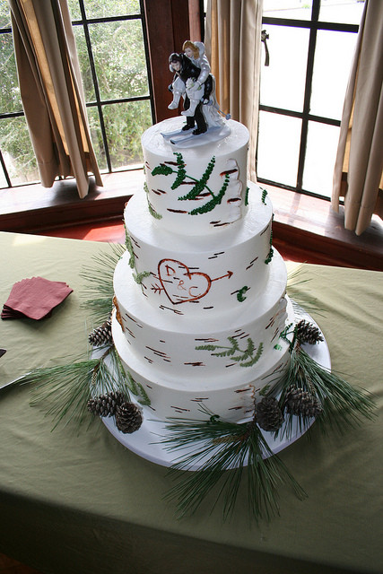 Aspen Tree Wedding Cakes
 aspen tree cake 285