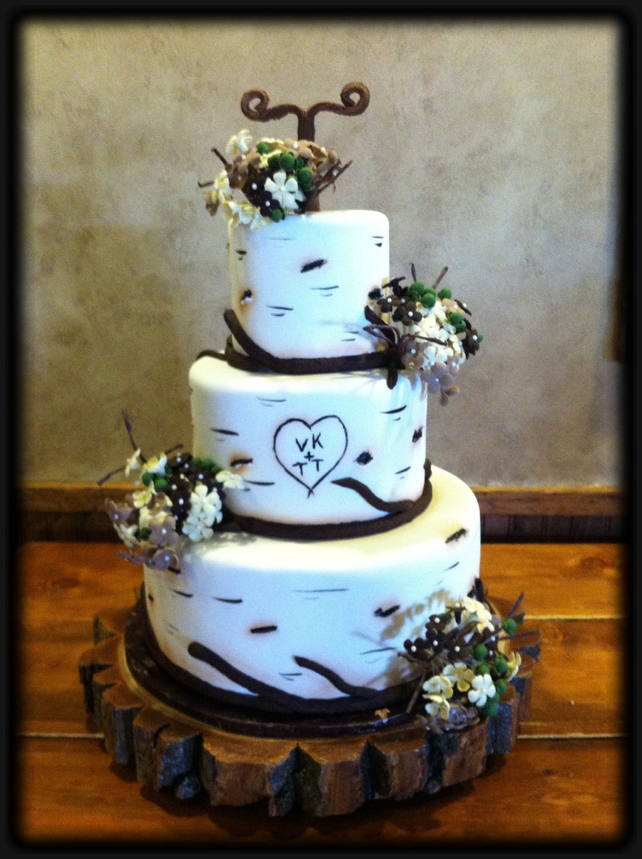 Aspen Tree Wedding Cakes
 Aspen Tree Wedding Cake CakeCentral