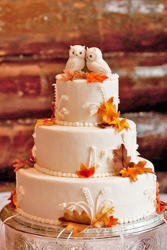 Autumn Wedding Cakes
 45 Classy And Elegant Wedding Cakes Graceful Inspiration