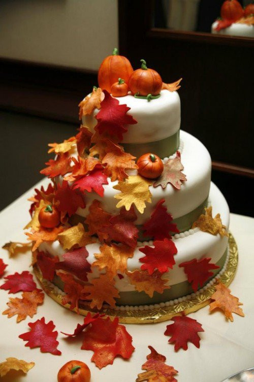 Autumn Wedding Cakes
 15 Fall Wedding Cake Ideas You May Love Pretty Designs