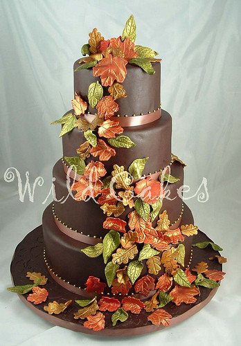 Autumn Wedding Cakes
 Autumn Vanilla Picture Autumn Themed Wedding Cakes