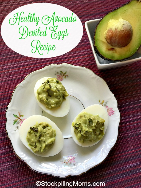 Avocado Deviled Eggs Healthy
 Healthy Avocado Deviled Eggs Recipe