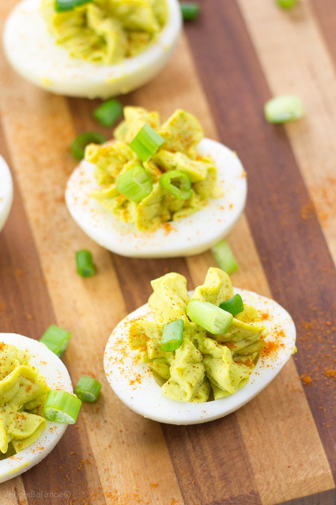 Avocado Deviled Eggs Healthy
 Healthy Deviled Eggs Avocado Horseradish VeggieBalance