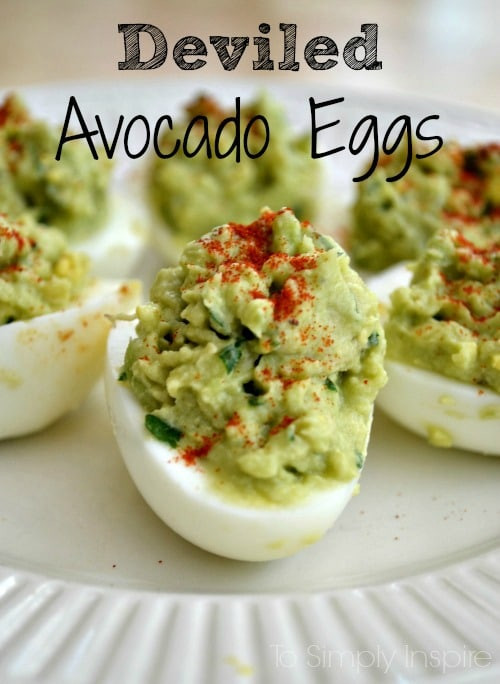 Avocado Deviled Eggs Healthy
 Deviled Avocado Eggs