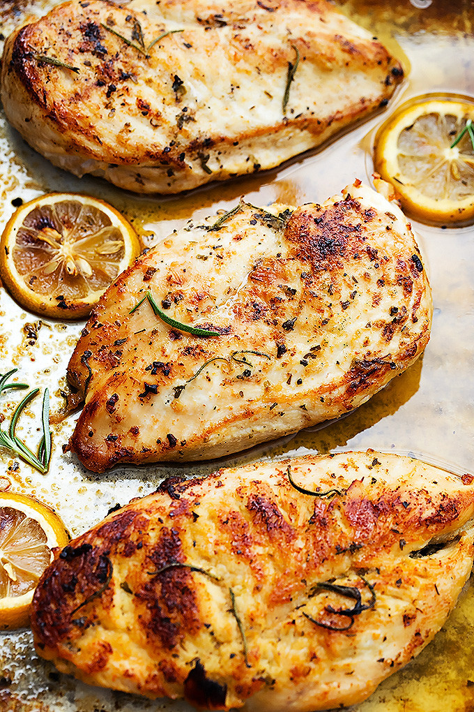 Baked Chicken Breast Recipes Healthy
 Easy Healthy Baked Lemon Chicken