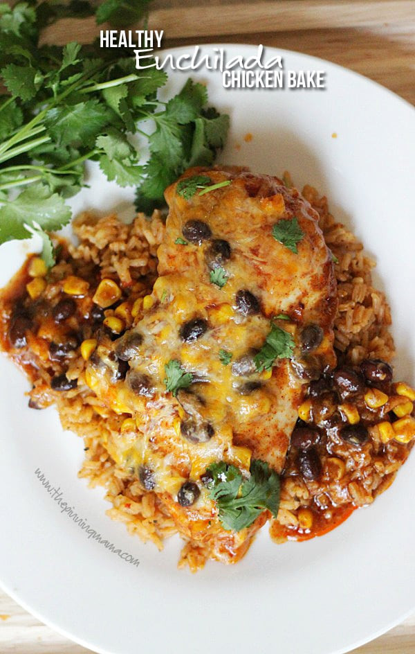 Baked Chicken Casserole Healthy
 Healthy Enchilada Chicken Bake Recipe