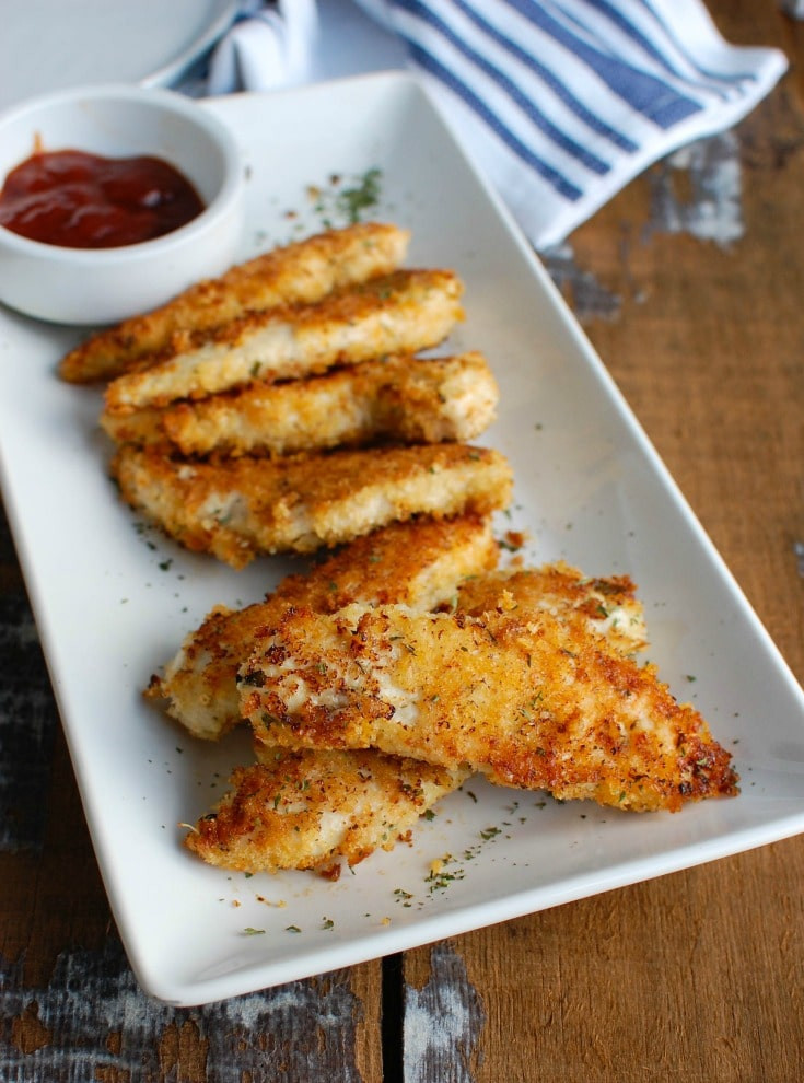 Baked Chicken Healthy
 Healthy Baked Chicken Fingers Recipe A Cedar Spoon