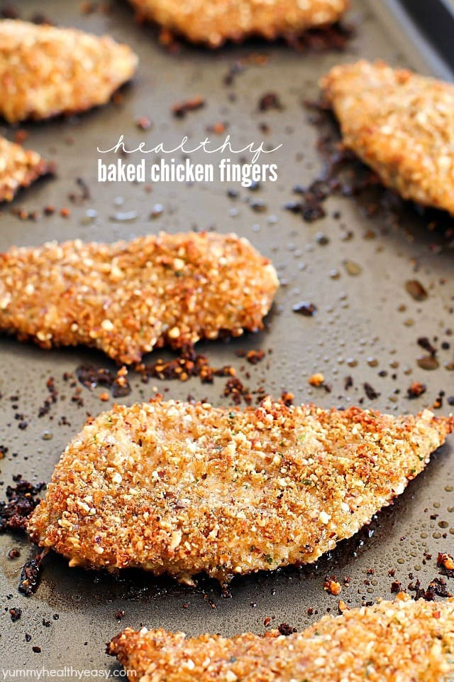 Baked Chicken Healthy
 Healthy Baked Chicken Fingers Yummy Healthy Easy