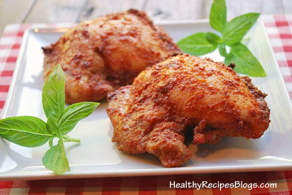 Baked Chicken Thighs Recipes Healthy
 Baked Chicken Thighs