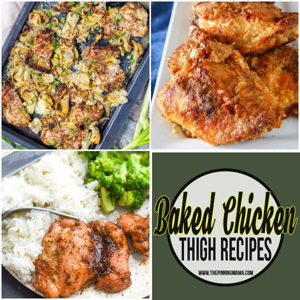 Baked Chicken Thighs Recipes Healthy
 The BIG List of Baked Chicken Recipes • The Pinning Mama