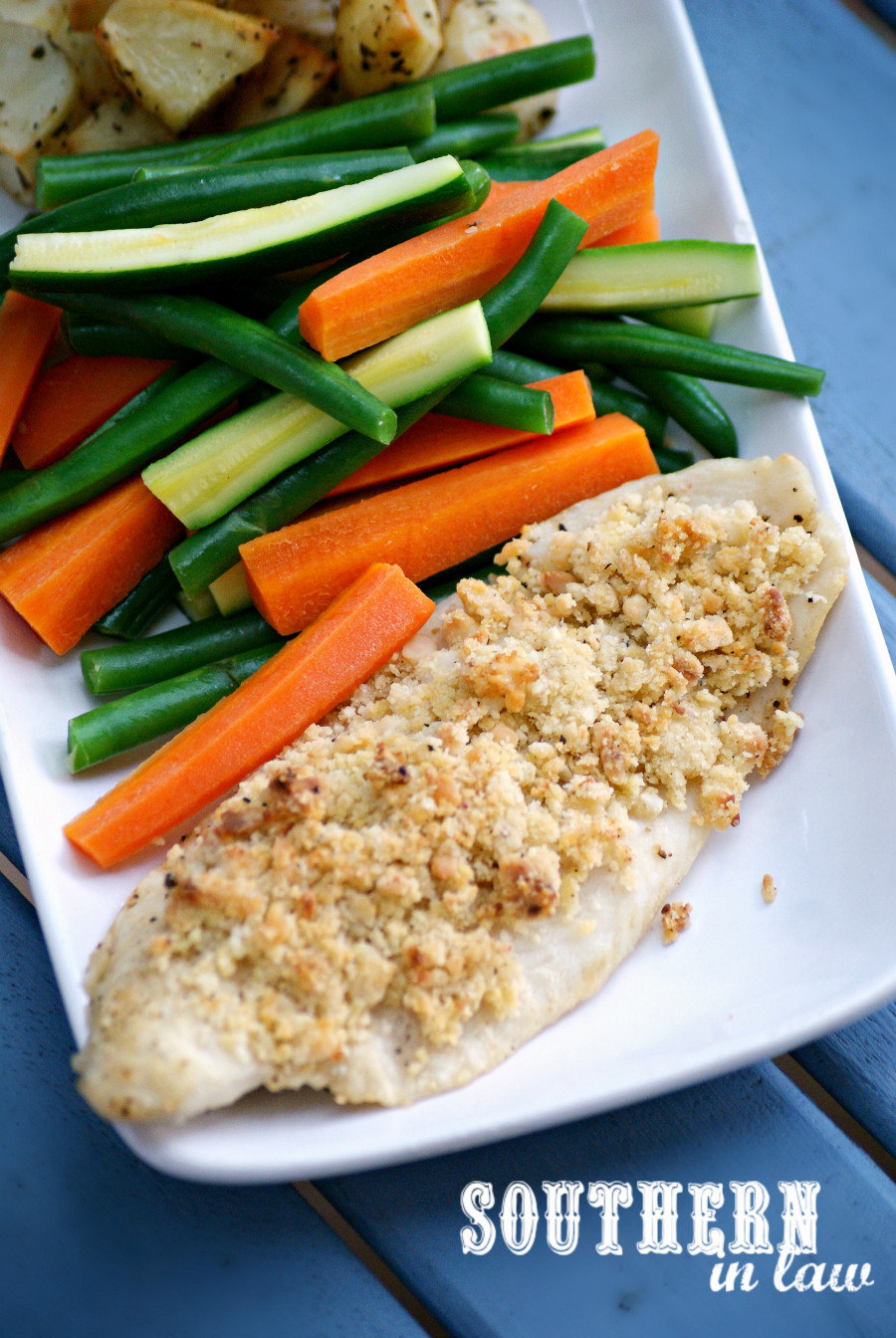 Baked Fish Recipes Healthy
 Southern In Law Recipe Healthy Macadamia Crusted Baked Fish