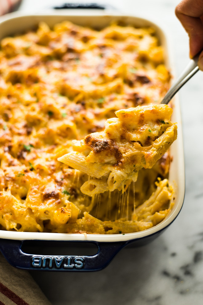 Baked Macaroni And Cheese Healthy
 Butternut Squash Baked Mac and Cheese