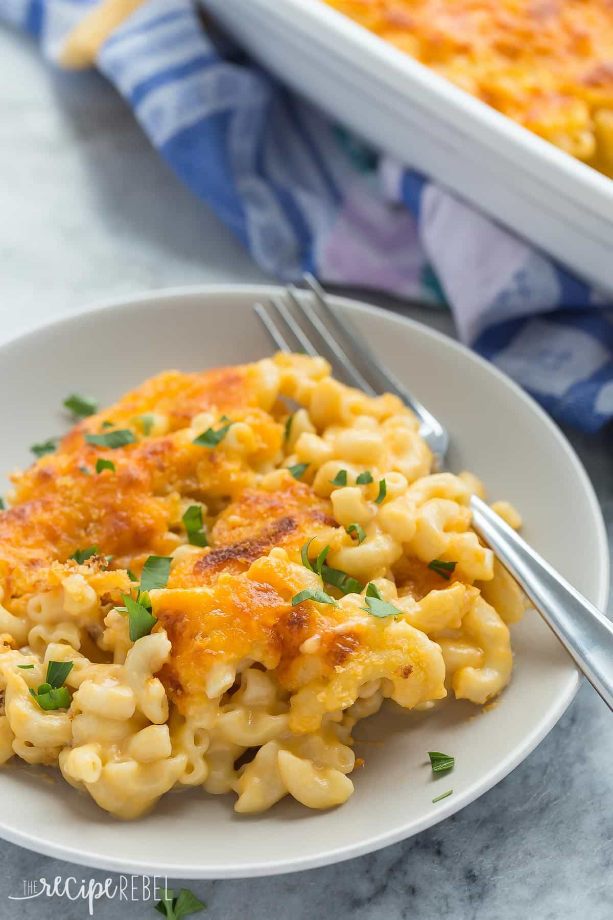 Baked Macaroni And Cheese Healthy
 Healthier Baked Mac and Cheese