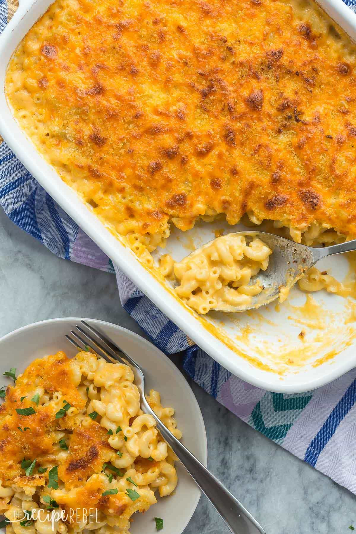 Baked Macaroni And Cheese Healthy
 Healthier Baked Mac and Cheese