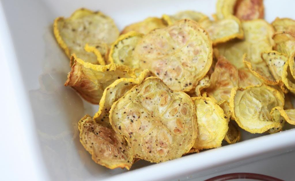 Baked Summer Squash Recipes 20 Best Ideas Delighted Momma Crispy Baked Yellow Squash Chips