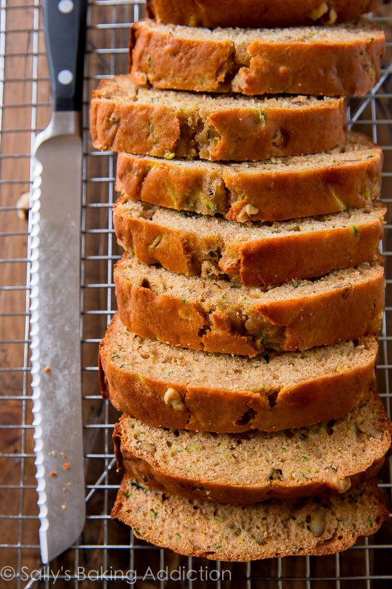 Baking Healthy Bread
 Greek Yogurt Zucchini Bread Sallys Baking Addiction