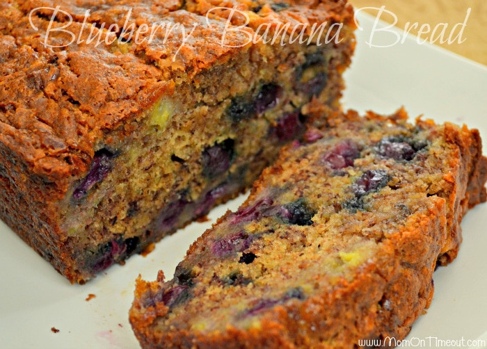 Banana Blueberry Bread Healthy
 Healthy Blueberry Banana Bread Recipe Mom Timeout