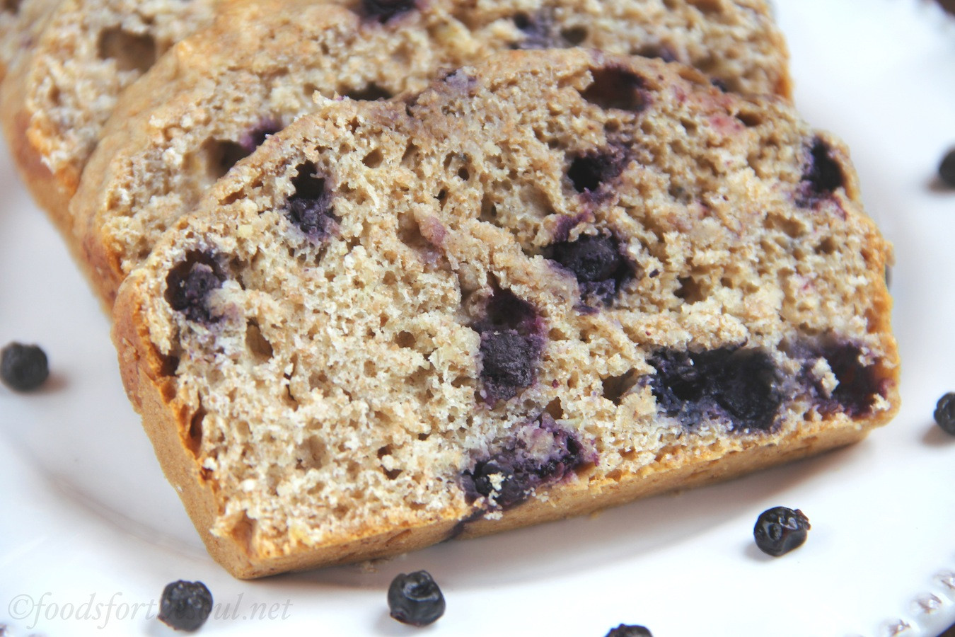 Banana Blueberry Bread Healthy
 Whole Wheat Blueberry Banana Bread