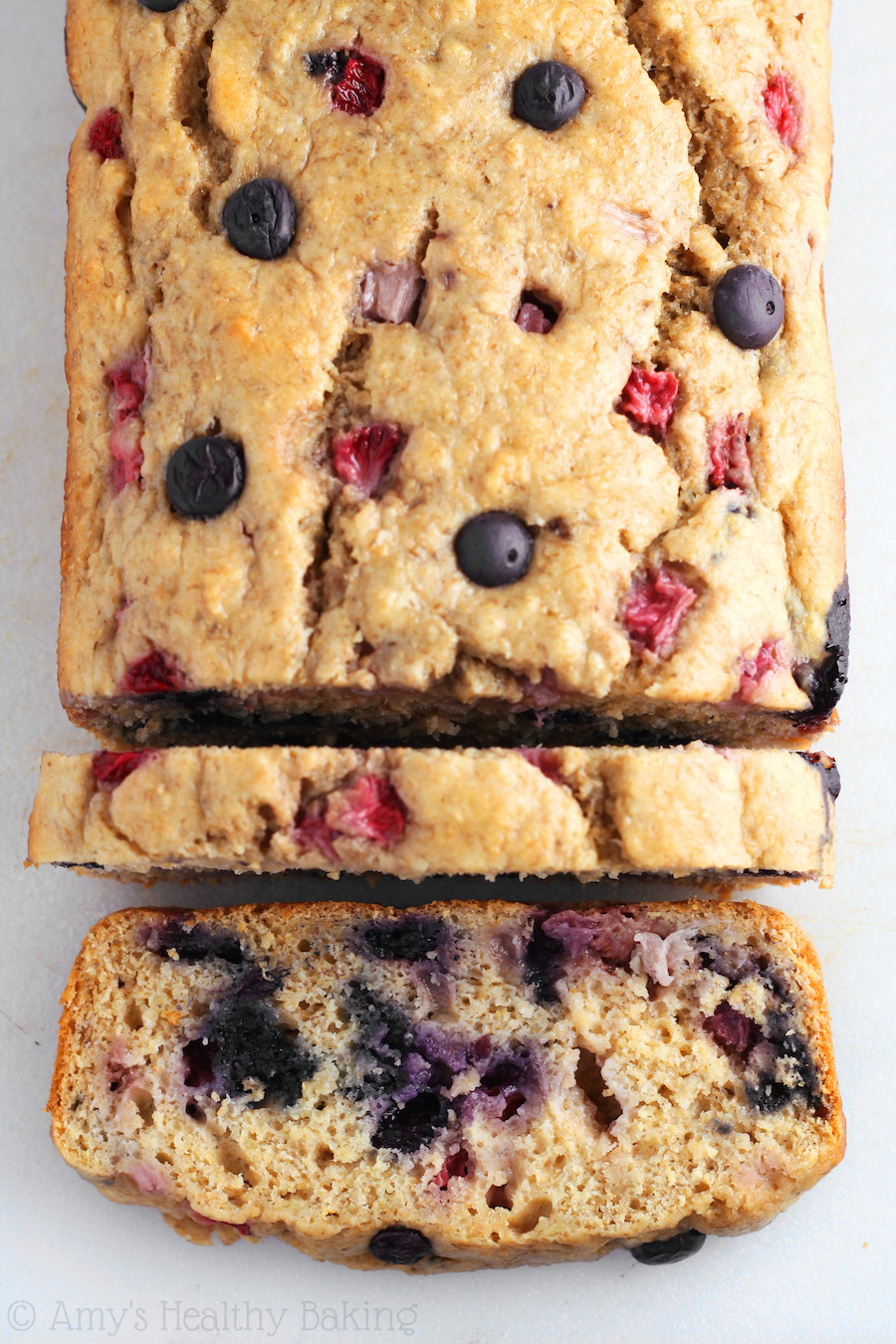 Banana Blueberry Bread Healthy
 Whole Wheat Strawberry Blueberry Banana Bread Recipe