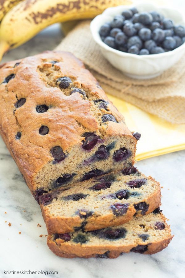 Banana Blueberry Bread Healthy
 Our Favorite Healthy Blueberry Banana Bread Whole Wheat