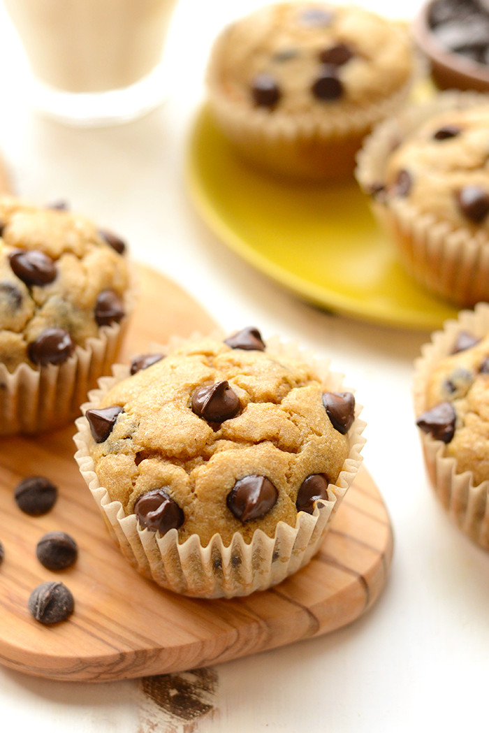 Banana Chocolate Chip Muffins Healthy
 Healthy Banana Chocolate Chip Muffins Fit Foo Finds