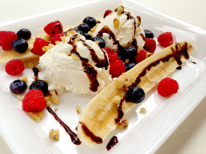 Banana Desserts Healthy
 Healthy Fourth of July desserts Red White and Blue