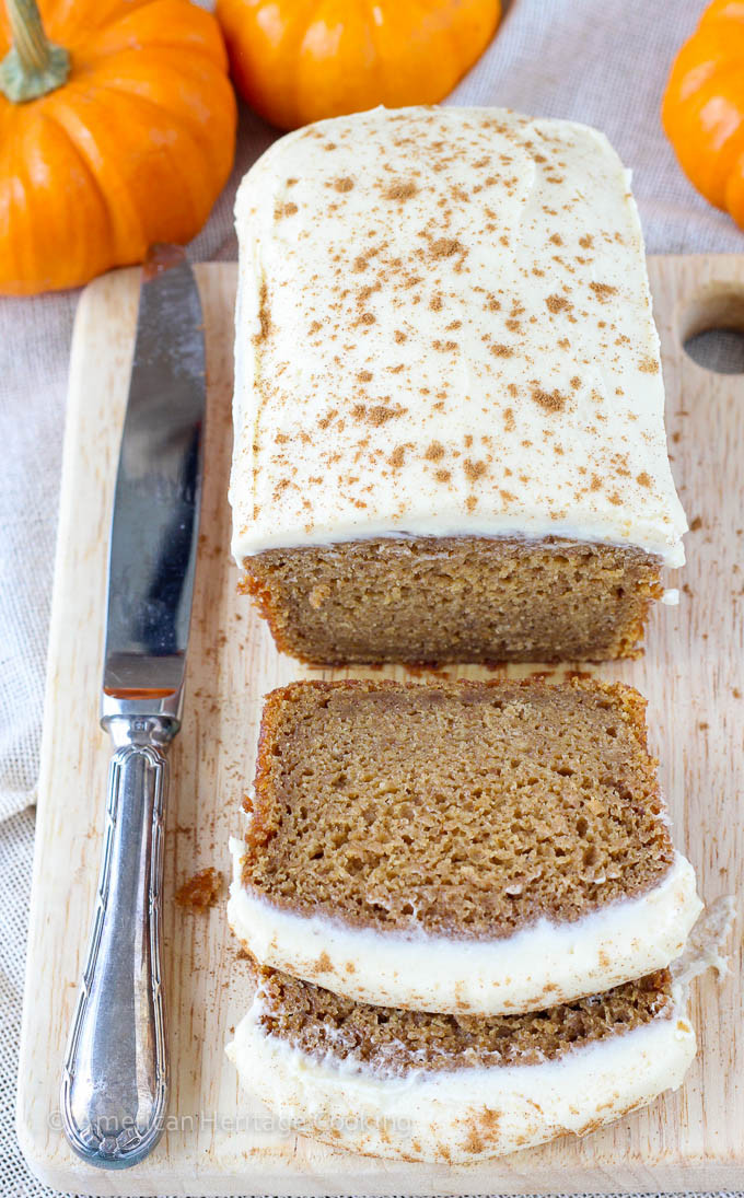 Banana Pumpkin Bread Healthy
 Healthier Pumpkin Banana Bread Maple Caramel Icing