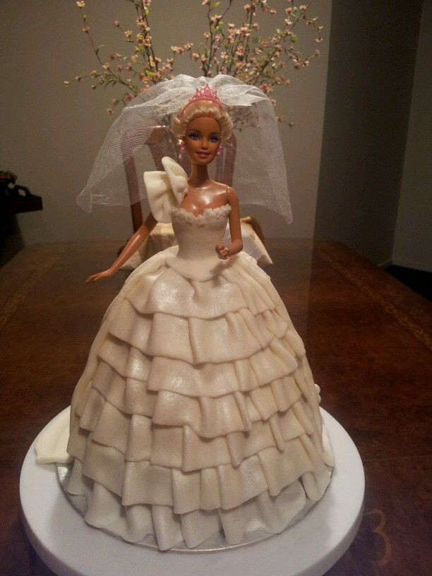 Barbie Wedding Cakes
 Barbie wedding dress cake Annie cake