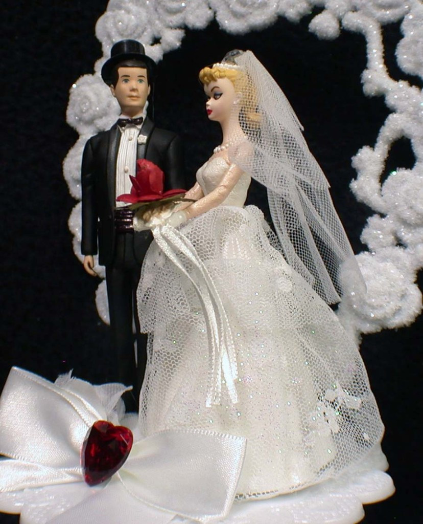 Barbie Wedding Cakes
 Barbie wedding cake topper idea in 2017