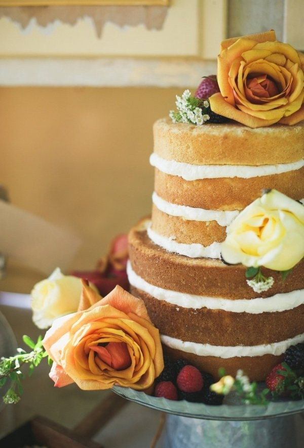 Bare Wedding Cakes
 Naked Wedding Cakes Inspiration The I Do Moment