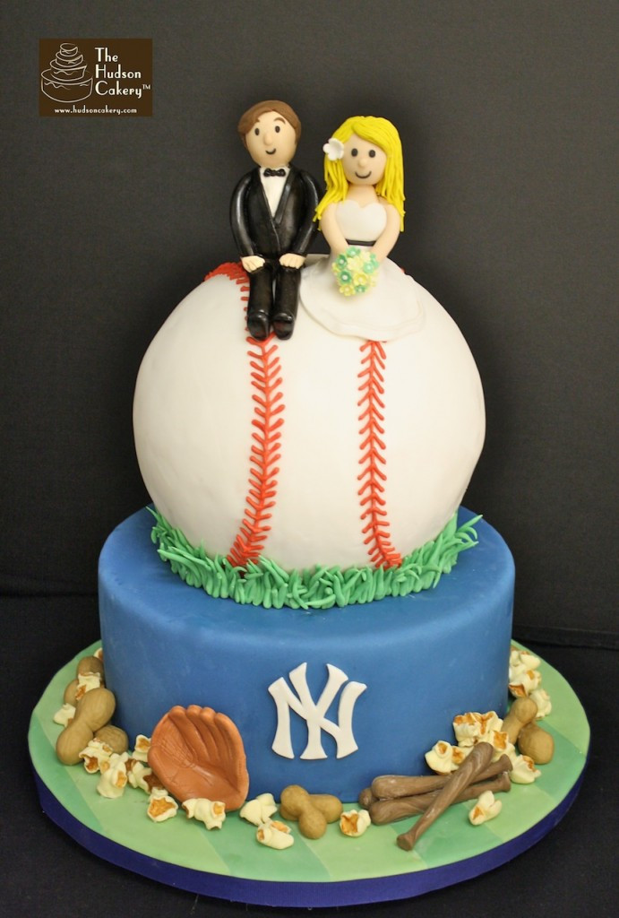 Baseball Wedding Cakes
 Yankees Baseball Wedding Cake Wedding