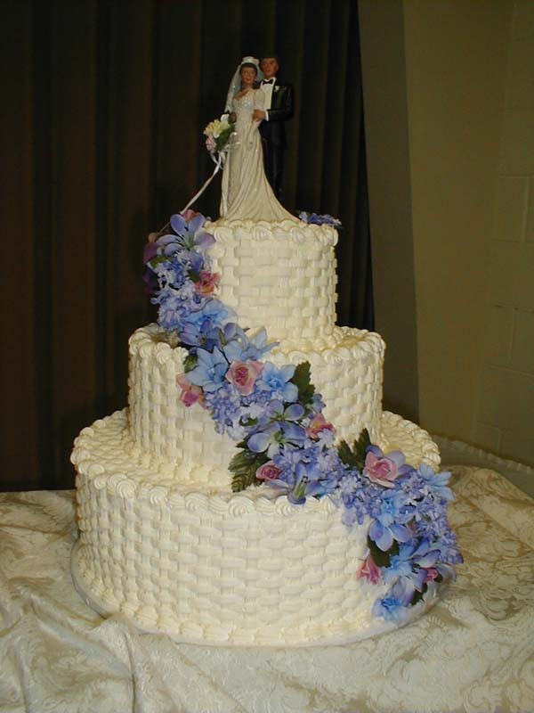 Basket Weave Wedding Cakes
 Wedding Cakes