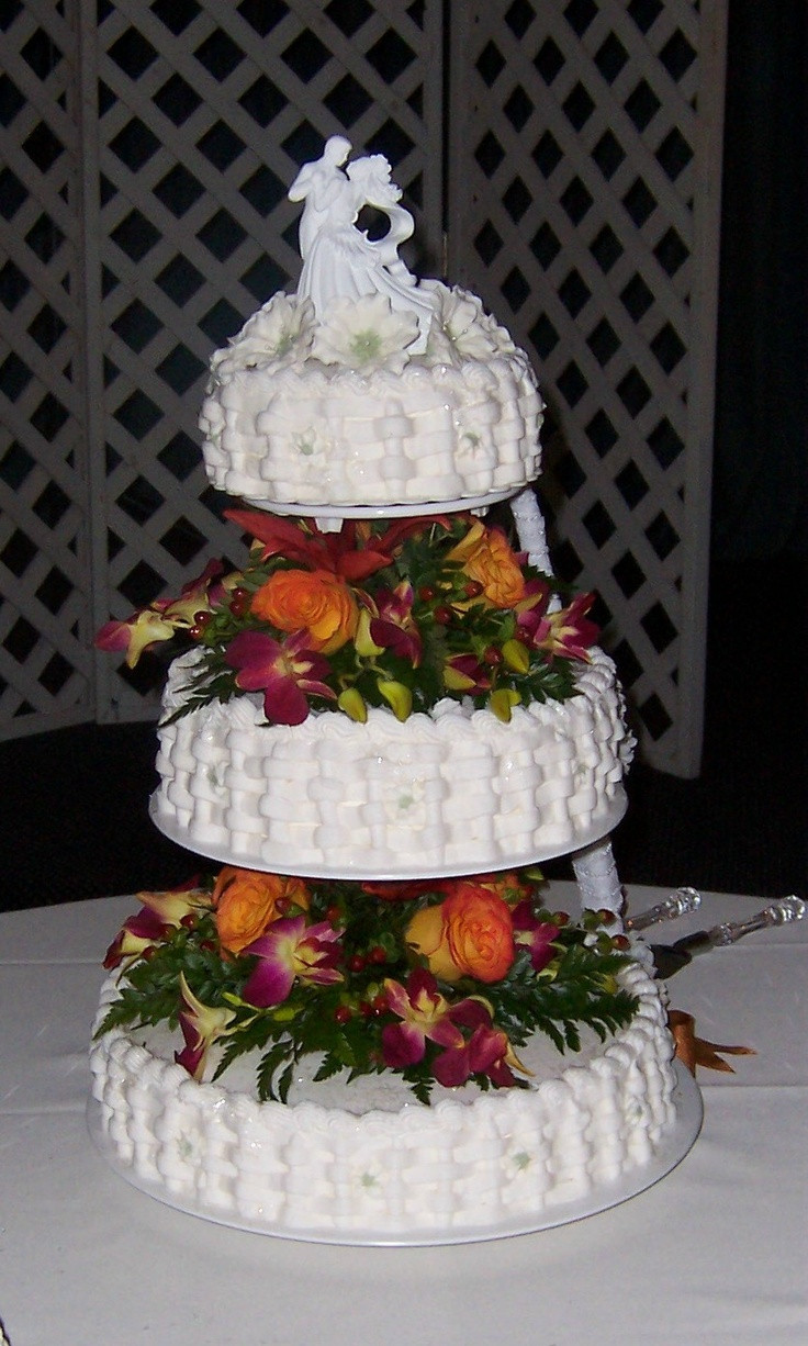 Basket Weave Wedding Cakes
 Basket weave wedding cake Cakes